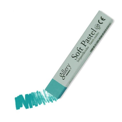 Пастель сухая профессиональная Mungyo, квадратная, цвет № 029 гелио-бирюзовый