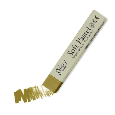 Пастель сухая профессиональная Mungyo, квадратная, цвет № 066 золотой зеленый