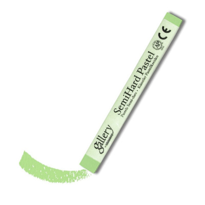 Пастель сухая полутвёрдая Mungyo квадратная, цвет №065 яркий зеленый лайм