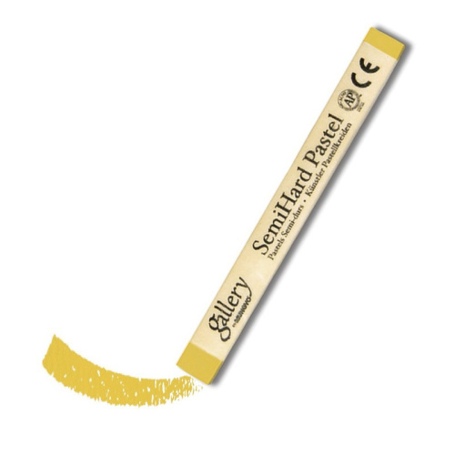 Пастель сухая полутвёрдая Mungyo квадратная, цвет №072 желтый Неаполь