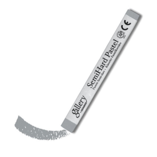 Пастель сухая полутвёрдая Mungyo квадратная, цвет №117 холодный серый IV