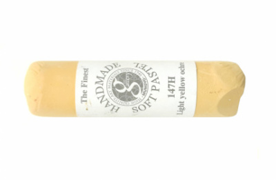 Пастель сухая мягкая, круглая, ручной работы Mungyo, LIGHT YELLOW OCHRE