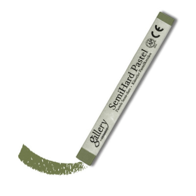 Пастель сухая полутвёрдая Mungyo квадратная, цвет №078 темный оливковый