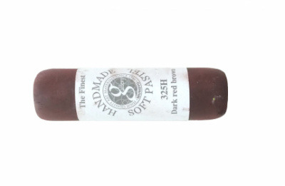 Пастель сухая мягкая, круглая, ручной работы Mungyo, DARK RED BROWN