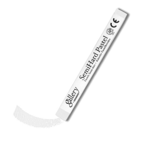 Пастель сухая полутвёрдая Mungyo квадратная, цвет №114 холодный серый I