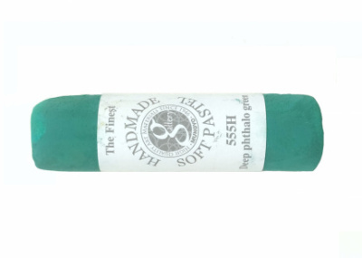 Пастель сухая мягкая, круглая, ручной работы Mungyo, DEEP PHTHALO GREEN