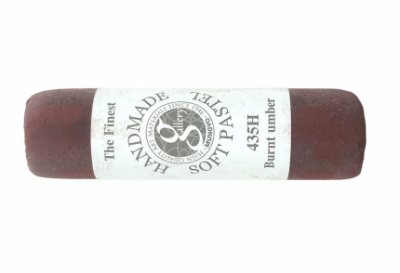 Пастель сухая мягкая, круглая, ручной работы Mungyo, BURNT UMBER