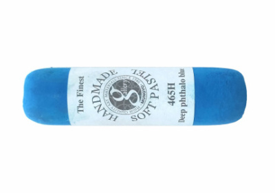 Пастель сухая мягкая, круглая, ручной работы Mungyo, DEEP PHTHALO BLUE