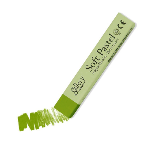 Пастель сухая профессиональная Mungyo, квадратная, цвет № 025 зеленый лист