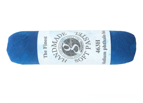 Пастель сухая мягкая, круглая, ручной работы Mungyo, MEDIUM PHTHALO BLUE
