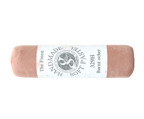 Пастель сухая мягкая, круглая, ручной работы Mungyo, BURNI OCHRE