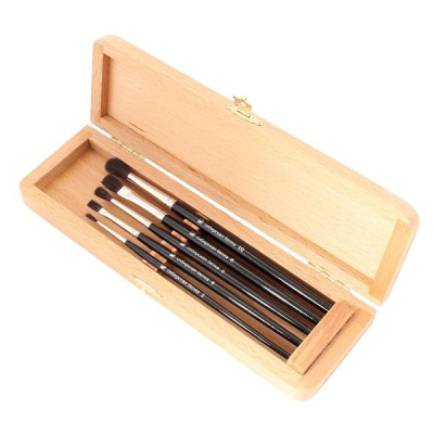 Набор кистей Белка Альбатрос "Новосибирск" 5 шт бук