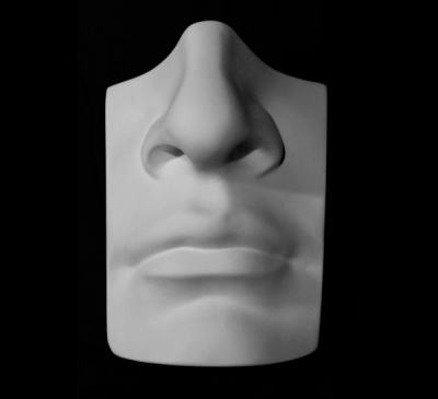 Гипс Нос с губами Давида