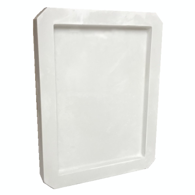 Гипсовый плинт для подсушивания глины, 428х328х40 мм