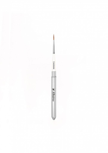 Кисть горный колонок №1 круглая Альбатрос "Иконописная школа" в футляре