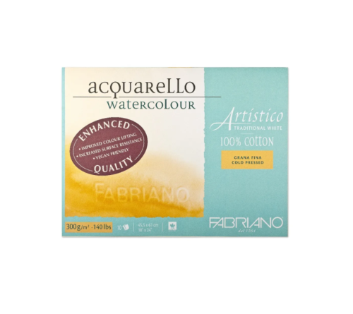 Альбом-склейка для акварели Fabriano "Artistico Traditional White" Фин 45x61 см 10л 300 г