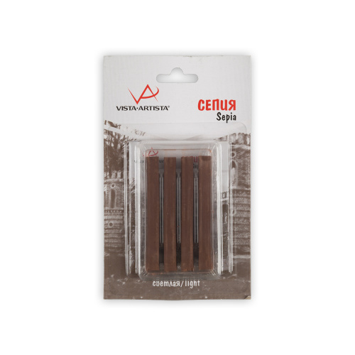 Сепия светлая VISTA-ARTISTA 4 шт, в блистере