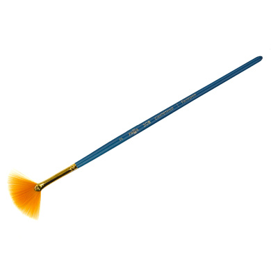 Кисть синтетика №2 веерная Гамма "Галерея" короткая ручка