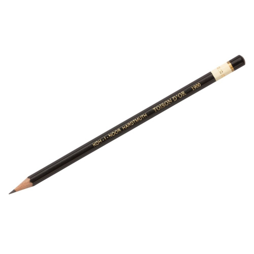 Карандаш чернографитный Koh-I-Noor "Toison DOr" B, заточен.