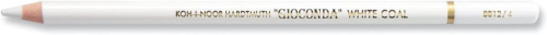 Карандаш угольный Koh-I-Noor "Gioconda Extra 8812" H, белый, заточен