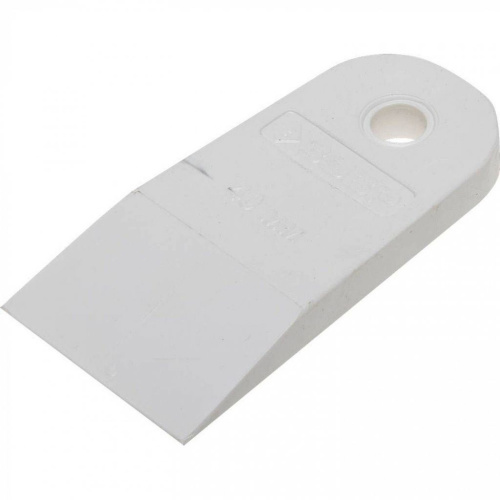Шпатель ЗУБР "Мастер" резиновый, белый 1 шт. 40 мм