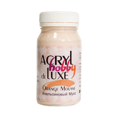 Акрил "Hobby Delux" 100 мл Апельсиновый мусс