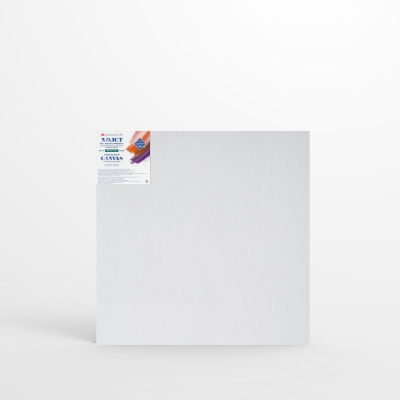 Холст грунтованный на подрамнике "Мастер-Класс", 60х60 см 395 г, 100% лён, крупное зерно