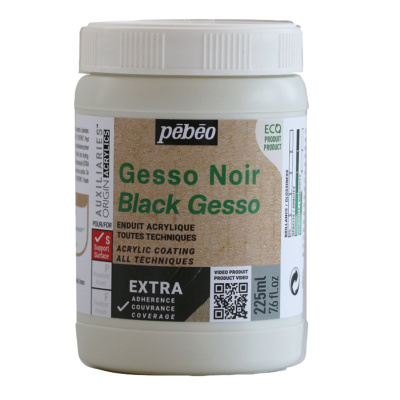 Грунт акриловый Pebeo "Origin Acrylics" 225 мл, черный