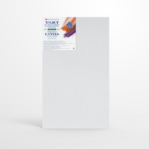 Холст грунтованный на подрамнике "Мастер-Класс", 30х50 см 395 г, 100% лён, крупное зерно