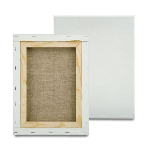 Холст на подрамнике грунтованный "Художник" крупнозернистый, лён