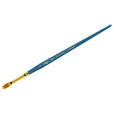 Кисть синтетика №4 овальная Гамма "Галерея" короткая ручка