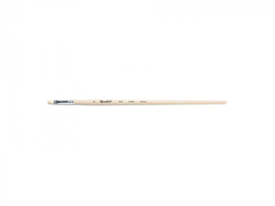 Кисть щетина №6 овальная Roubloff "1632" длинная ручка п/лак