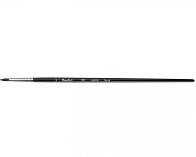 Кисть белка №4 круглая Roubloff "1417" длинная ручка, матовая