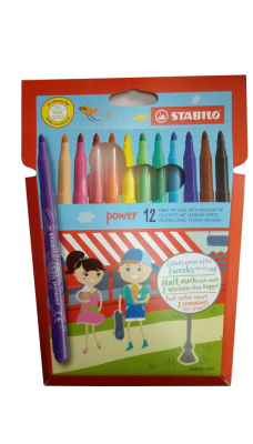 Набор фломастеров Stabilo "Swano Power" 12 цв