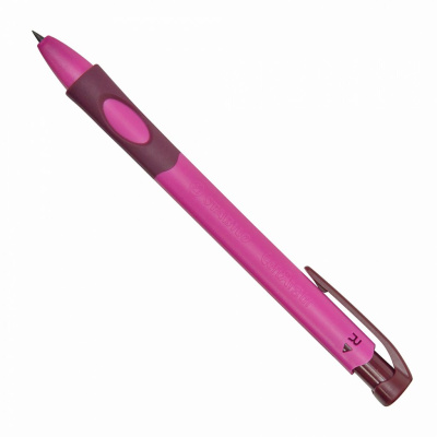 Карандаш механический Stabilo "Left right" 2,0 мм для правшей, розовый корпус