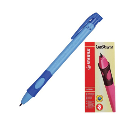 Карандаш механический Stabilo "Left right" 2,0 мм для правшей, голубой корпус