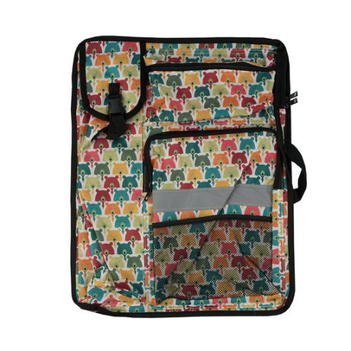 Папка-рюкзак для художника A3, 53x43 см, медведи