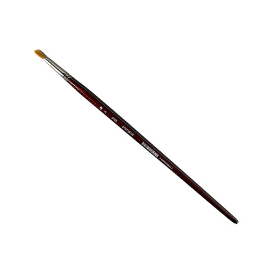 ?Кисть синтетика №6 круглая Художественные материалы "3103" длинная ручка