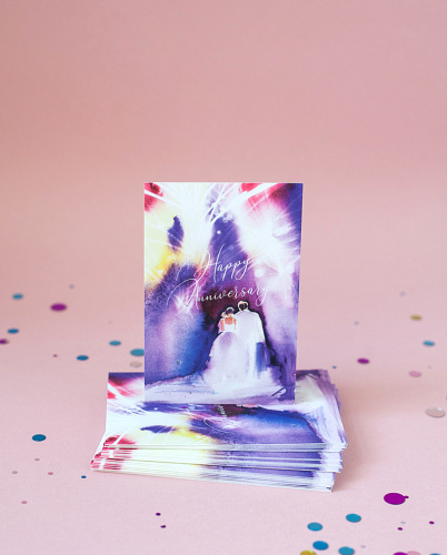 Открытка "Happy Anniversary"