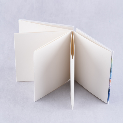 Скетчбук-гармошка для акварели Малевичъ "Monet" Fin 12х12 см 10 л 300, 100% хлопок, 300 г