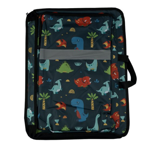 Папка-рюкзак для художника A3, 37x50 см, динозавры