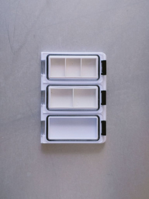 Пенал герметичный nuance, 3 отделения