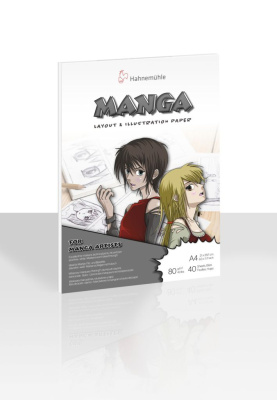 Альбом-склейка Hahnemuhle Manga&Illustration, 80г/м2, А4, 40 л