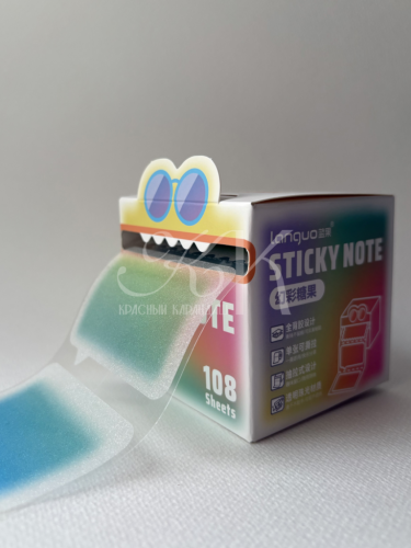 Блок с липким слоем Languo, 70*50мм, 105 листов, ассорти 5