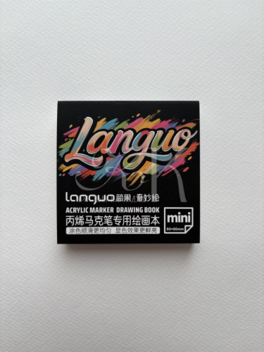 Скетчбук для акриловых маркеров Languo 80х80 мм 36 л