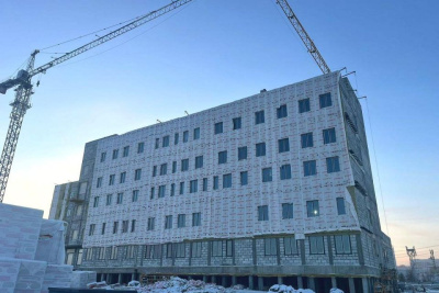 SMART-поликлиника в Якутске строится с опережением производственного графика / ЯСИА Якутск Якутск Республика Саха (Якутия)