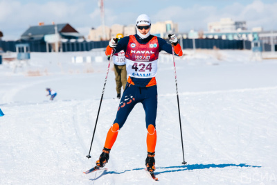 Звезды Олимпийских игр пробежали лыжный марафон с якутянами / Дьулустаан Сергеев   