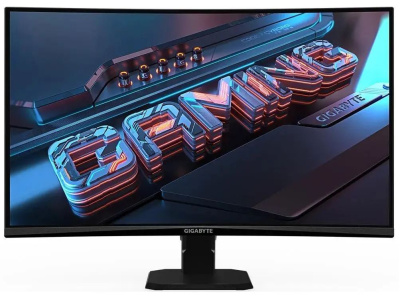 Монитор 27" GIGABYTE GS27FC 1920x1080 LED, 16:9, VA, 250cd, 3000:1, 1ms, 178/178, DP, 2*HDMI, 180Hz, curved 1500R,Tilt, VESA, black