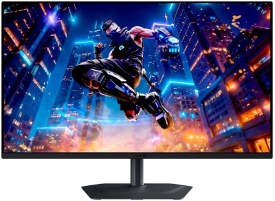 Монитор 31,5" GIGABYTE MO32U2 EK 3840x2160 QD-OLED, 16:9, OLED, 1000cd, 1.5M:1, 0.03ms, 178/178, 2*HDMI, DP, 240Hz, Pivot