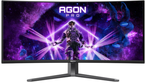 Монитор 34" AOC Agon Pro AG346UCD 3440x1440 LED, 21:9, QD OLED, 250cd, 1500000:1, 178/178, HDMI, DP, 175Hz, HAS, Pivot, черный